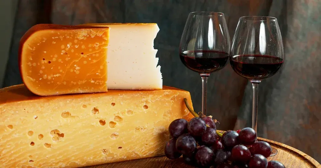 port wine with cheese